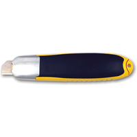 Automatic Self-Retracting Safety Knife, 15 mm, Carbon Steel, Plastic Handle Superchem Industries