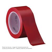 Ruban en vinyle 471, 38 mm (1-1/2") la x 32,9 m (108') lo, 5,3 mils, Rouge Superchem Industries