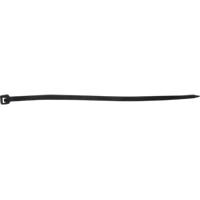 Cable Ties, 8" Long, 50 lbs. Tensile Strength, Black Superchem Industries