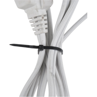 Cable Ties, 8" Long, 50 lbs. Tensile Strength, Black Superchem Industries