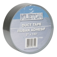 Utility Grade Duct Tape, 9 mils, Silver, 50 mm (2") x 55 m (180') Superchem Industries