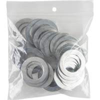 Sacs en poly, Refermable, 4" x 4", 2 mils Superchem Industries