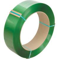 Feuillard, Polyester, 3/4" la x 2680' lo, Vert, Calibre Manuel Superchem Industries