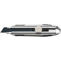 Knife with Ratchet Lock, 18 mm, Carbon Steel, Heavy-Duty, Aluminum Handle Superchem Industries