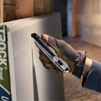 Knife with Ratchet Lock, 18 mm, Carbon Steel, Heavy-Duty, Aluminum Handle Superchem Industries