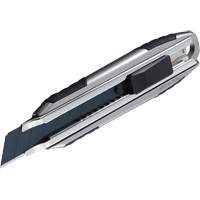 Knife with Auto-Lock, 18 mm, Carbon Steel, Heavy-Duty, Aluminum Handle Superchem Industries