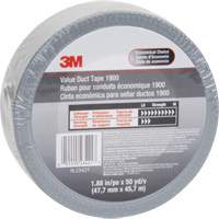 Ruban pour conduit &eacute;conomique 1900, 5,8 mils, Argent, 48 mm (2") x 5,7 m (18,7') Superchem Industries