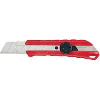 Snap-Off Knife, 25 mm, Carbide, Rubber/Polypropylene Handle Superchem Industries