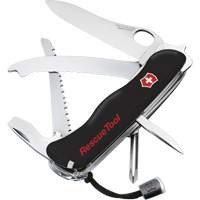 RescueTool Pocket Knife, 12 Functions, 0.3 lbs. Superchem Industries