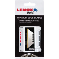 Lenox Gold&reg; Utility Knife Blades, Single Style Superchem Industries