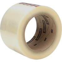 Scotch&reg; Box Sealing Tape 371, Rubber Adhesive, 1.2 mils, 72 mm (2-4/5") x 100 m (328') Superchem Industries