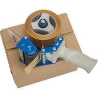 Box Sealing Tape, Acrylic Adhesive, 1.8 mils, 48 mm (2") x 110 m (328') Superchem Industries