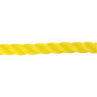 Corde jaune tress&eacute;e 5/8", Polypropyl&egrave;ne, 200' Superchem Industries