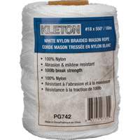 Corde Mason tress&eacute;e no 18, Nylon, 550' Superchem Industries