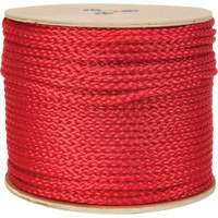 Braided Red Rope, Polypropylene, 500' Superchem Industries