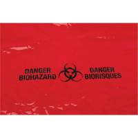 Waste Bags, Bio-Hazard, 50" L x 37" W, 2 mils Superchem Industries