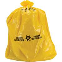 Waste Bags, Bio-Hazard, 60" L x 36" W, 6 mils Superchem Industries