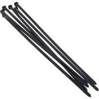 Steel Barb Cable Ties, 6" Long, 18 lbs. Tensile Strength, Black Superchem Industries