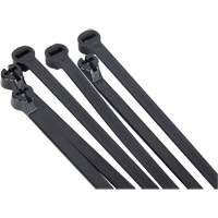 Steel Barb Cable Ties, 6" Long, 18 lbs. Tensile Strength, Black Superchem Industries