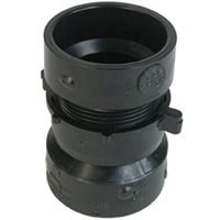 Raccord union, 1-1/2", Plastique, Noeud x noeud Superchem Industries