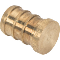 Lead-Free Pipe Plug, Pipe, 1/2" Dia., Brass Superchem Industries