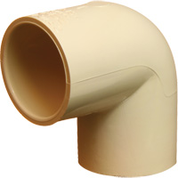 Flowguard Gold&reg; 90° Elbow Fitting, Standard, CPVC, 3/4" x 1/2" Superchem Industries