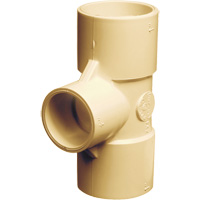 Raccord en T Flowguard Gold, R&eacute;ducteur, PVC-C, 3/4" x 3/4" x 1/2" Superchem Industries