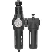 Filter/Regulator & Lubricator Modulair 400 with Gauge & Standard Bowl, 1/2" NPTF Superchem Industries