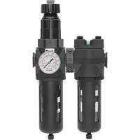 Filter/Regulator & Coalescing Filter Modulair 400 with Standard Bowl & Manual Drain, 3/4" NPTF, 150 PSI, 9.13 fl. oz. Capacity Superchem Industries