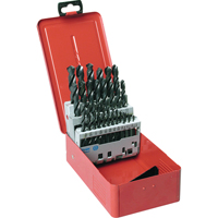 Jobber Length Drill Set, 11 Pieces, High Speed Steel Superchem Industries