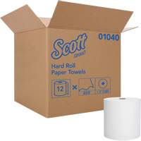 Serviettes en rouleaux durs Essential de Scott, 1 pli, Standard, 800' lo Superchem Industries