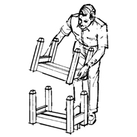 Supports empilables mobiles, 12" la x 16" p, Capacit&eacute; de 2500 lb Superchem Industries