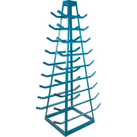 Bar Storage Racks - Horizontal Bar Racks, Horizontal, 9 Levels, 18" W x 40" D x 84" H, 1800 lbs. Cap. Superchem Industries