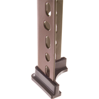 Accessoires pour corni&egrave;res perfor&eacute;es - Pied en plastique (montant simple) Superchem Industries