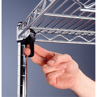 &eacute;tag&egrave;res super ajustables Super Erecta, Ensemble de Ajout, 5 Tablettes, 36" la x 86-5/8" h x 24" p Superchem Industries