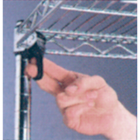 Shelving Unit, 4 Tiers, 36" W x 63" H x 18" D Superchem Industries