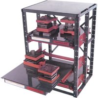 E-Z Glide Roll-Out Shelving - Additional Shelves, Steel, 48" W x 48" D Superchem Industries