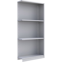 Interlok Shelving Unit, Steel, Boltless, 800 lbs. Capacity, 36" W x 76" H x 24" D Superchem Industries