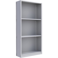 Interlok Shelving Unit, Steel, Boltless, 800 lbs. Capacity, 36" W x 76" H x 24" D Superchem Industries