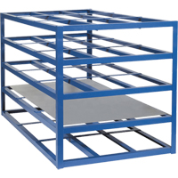 Horizontal Sheet Racks, 103" W x 55" D x 48" H, 2000 lbs. Capacity Superchem Industries