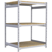 &eacute;tag&egrave;re-classeur de grande largeur, Acier, 3 Tablettes, 42" la x 32" p x 60" h Superchem Industries