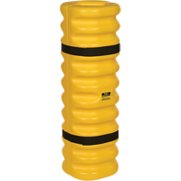 Protecteur de colonne, Ouverture int&eacute;rieure 4" x 6", 13" lo x 13" la x 42" h, Jaune Superchem Industries