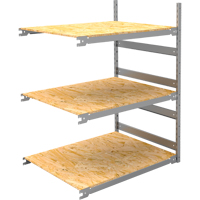 &eacute;tag&egrave;re-classeur de grande largeur, Acier, 3 Tablettes, 42" la x 32" p x 60" h, Ensemble Ajout Superchem Industries