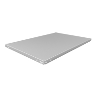 Slotted Angle Shelf, Galvanized Steel, 36" W x 24" D Superchem Industries