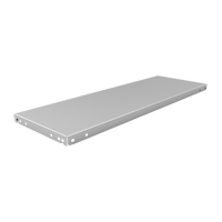 Slotted Angle Shelf, Galvanized Steel, 48" W x 12" D Superchem Industries
