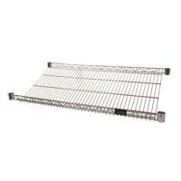 Wire Slanted Shelf, 18" W x 36" D, 400 lbs. Capacity Superchem Industries