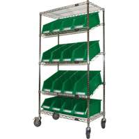 Chrome Wire Shelf Units