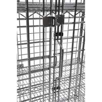 Security Cart, Chrome Plated, 48" x 69" x 24", 500 lbs. Capacity Superchem Industries