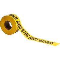 Barricade Tape, English, 3" W x 200' L, 3 mils, Black on Yellow Superchem Industries