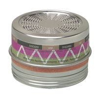 Cartouches pour respirateurs Comfo, Cartouche gaz/vapeur, Vapeurs organiques/P100 Superchem Industries